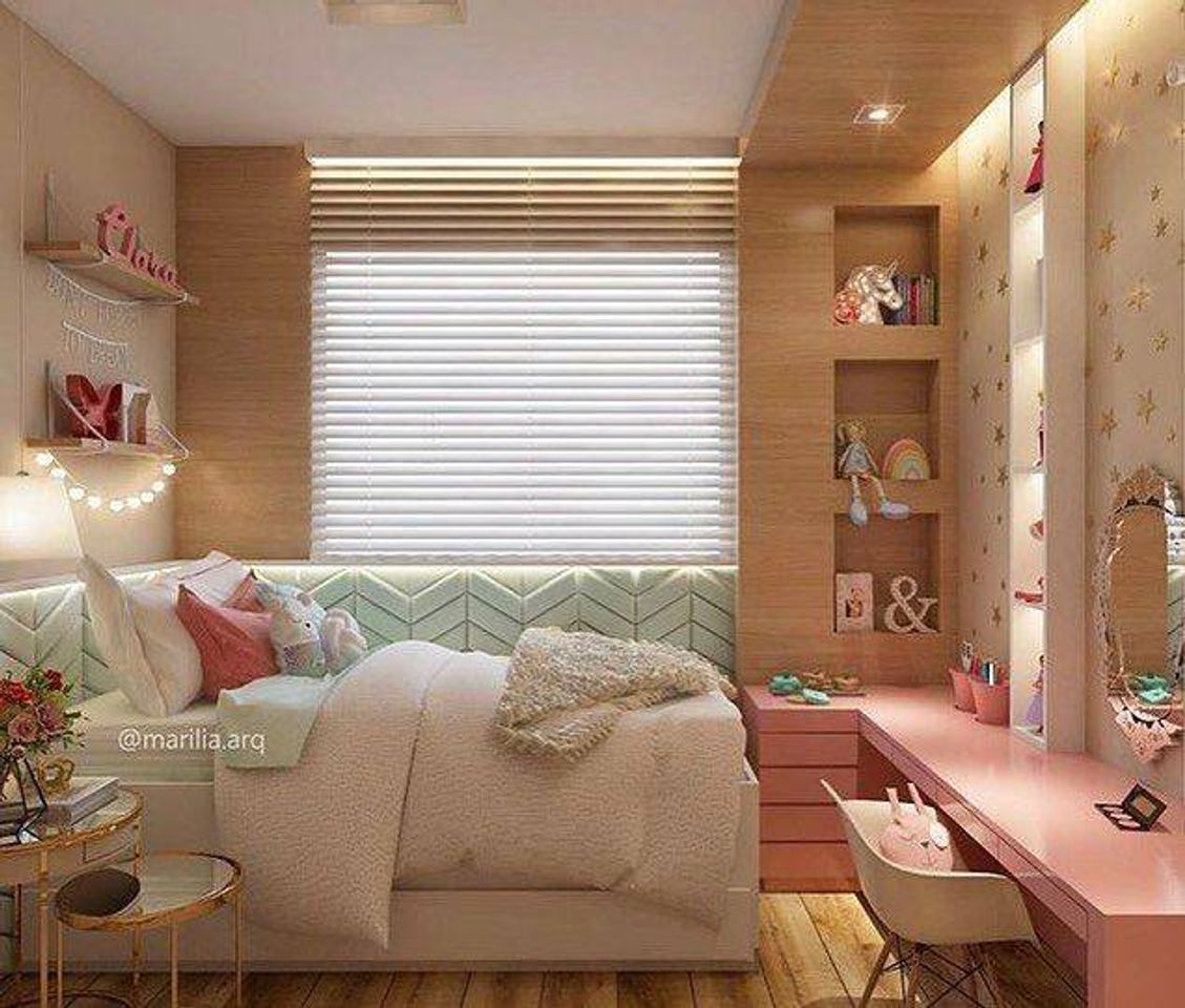 Moda Decoração de quarto feminino