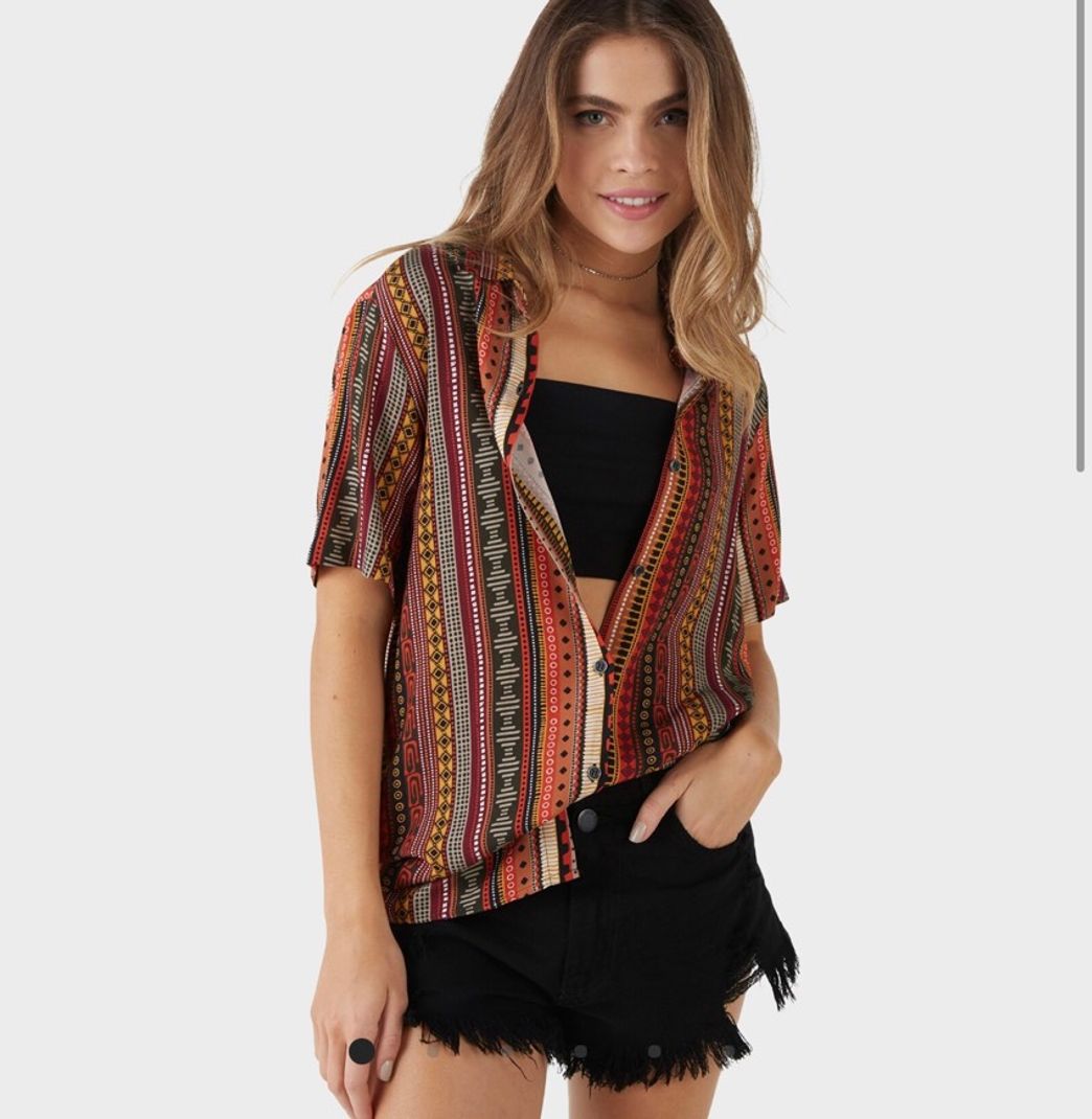 Fashion Camisa tribal 