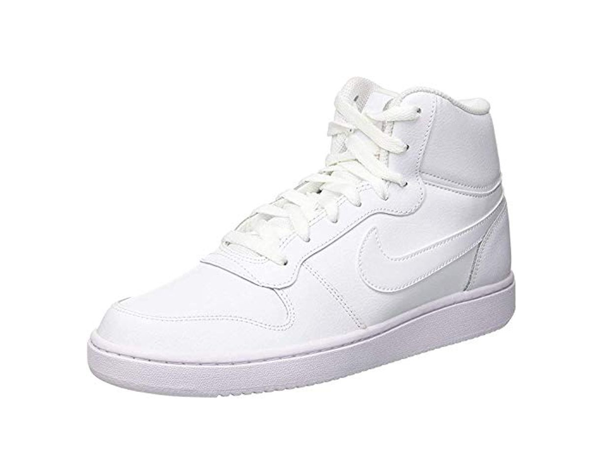 Moda Nike Ebernon Mid, Zapatillas sin Cordones Hombre, Blanco