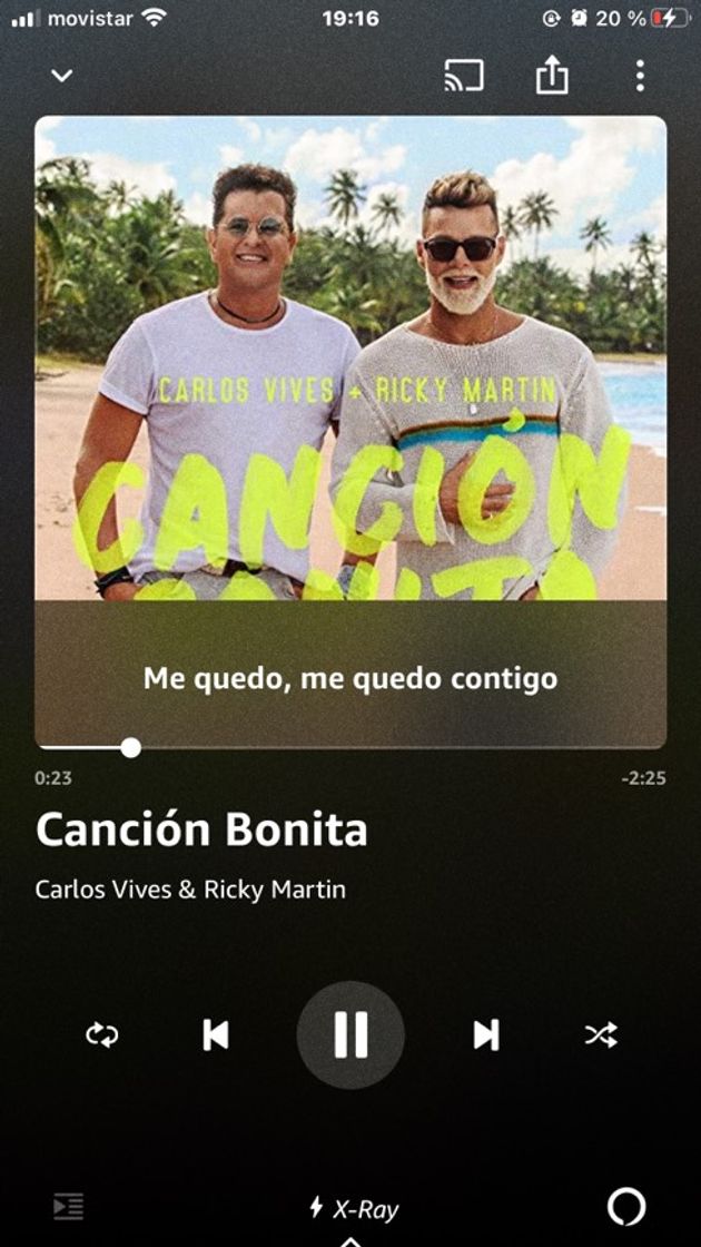 Canción Canción Bonita