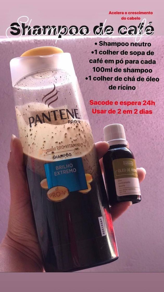 Fashion Shampoo de cafe