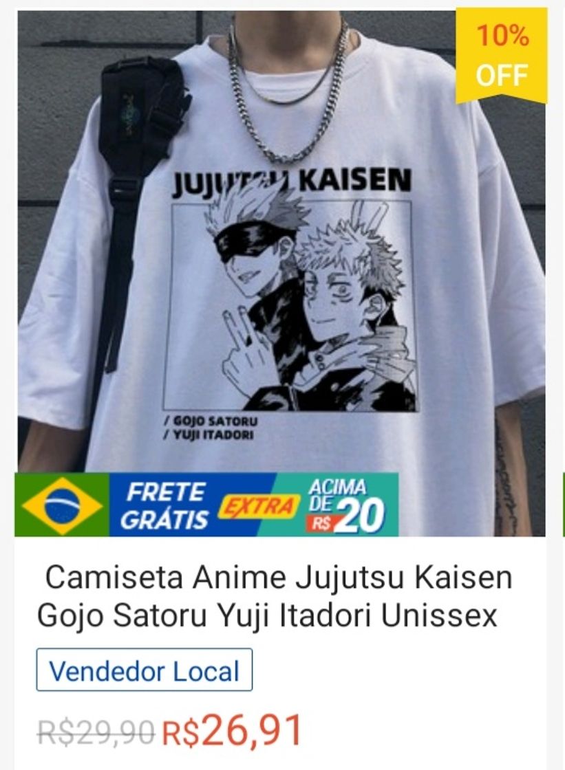 Social - camiseta de jujutsu kaisen (shoppe) 