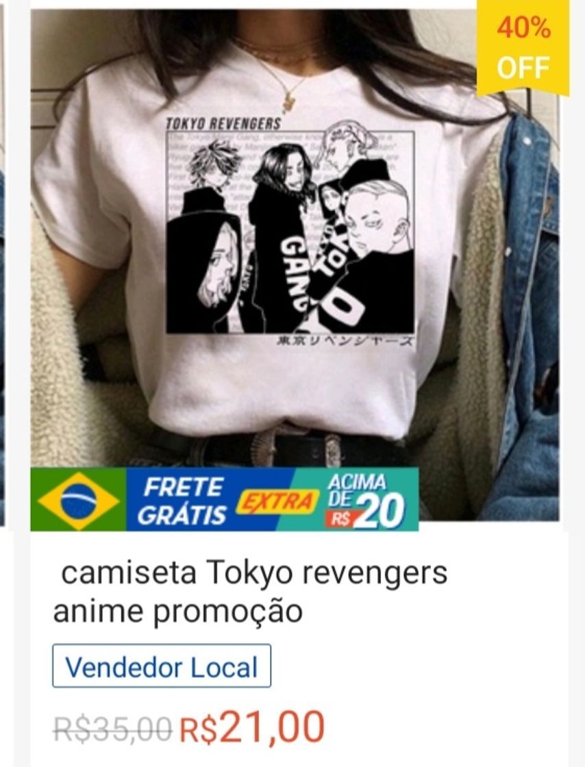 Social - camiseta tokyo revengers 2 (shoppe)