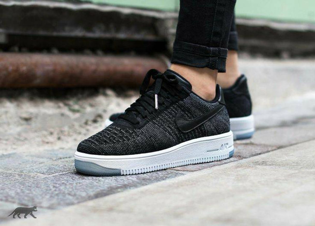 Fashion Nike Air Force 1 Gs, Zapatillas Unisex Niños, Negro