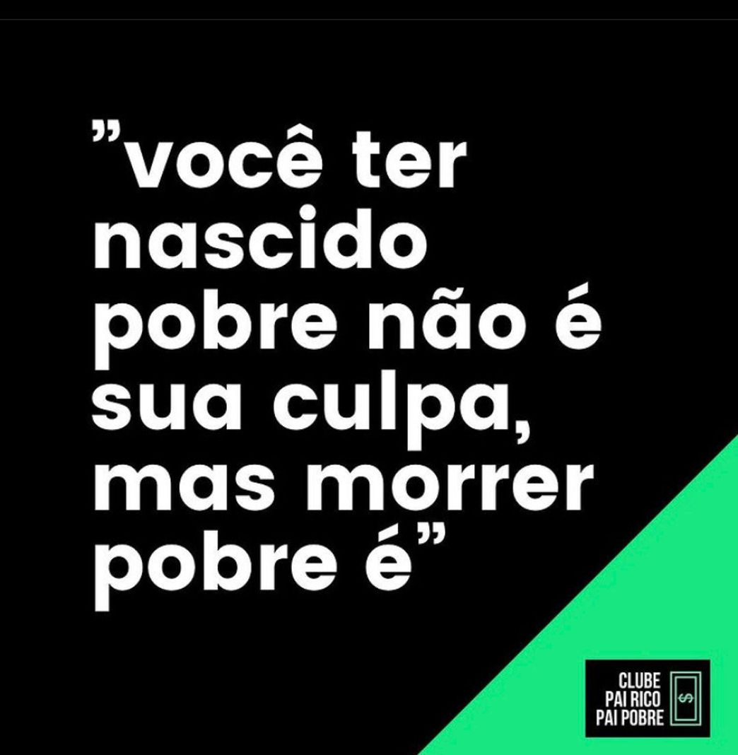 Fashion Finanças. clube Pai rico Pai pobre 