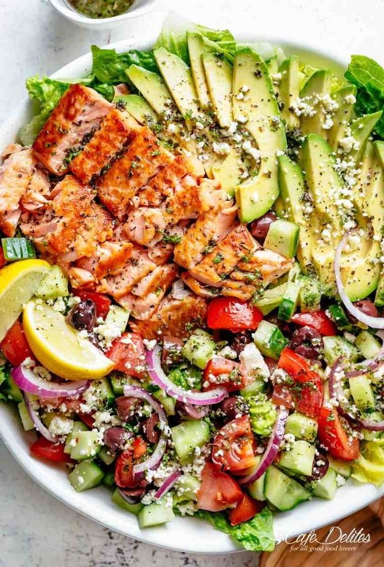 Social Salmon Salad with Avocado