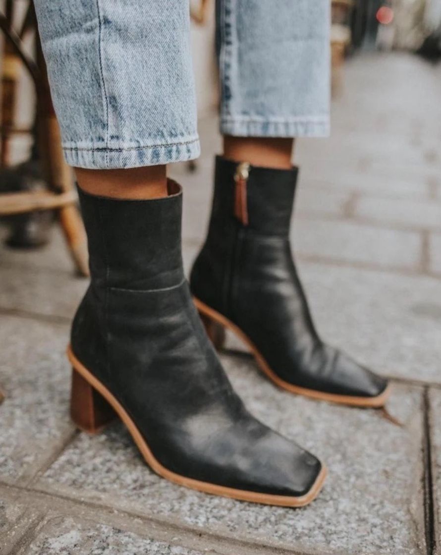 Moda Botas West Black Vintage