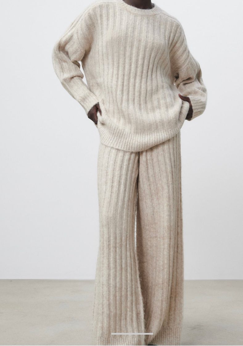 Moda OVERSIZED KNIT SWEATER - Pearl gray | ZARA United States