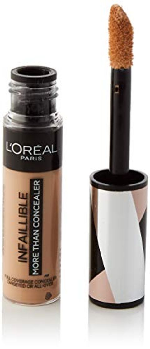 Beauty L'Oreal Paris Infalible More Than Concealer, Corrector Cobertura Completa, 330 Pecan