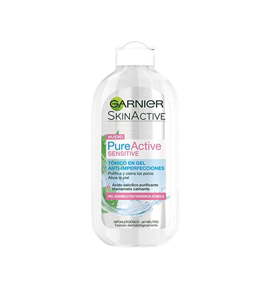 Belleza Garnier Skin Active Pure Sensitive Tónico en Gel Anti-Imperfecciones para Piel Sensible