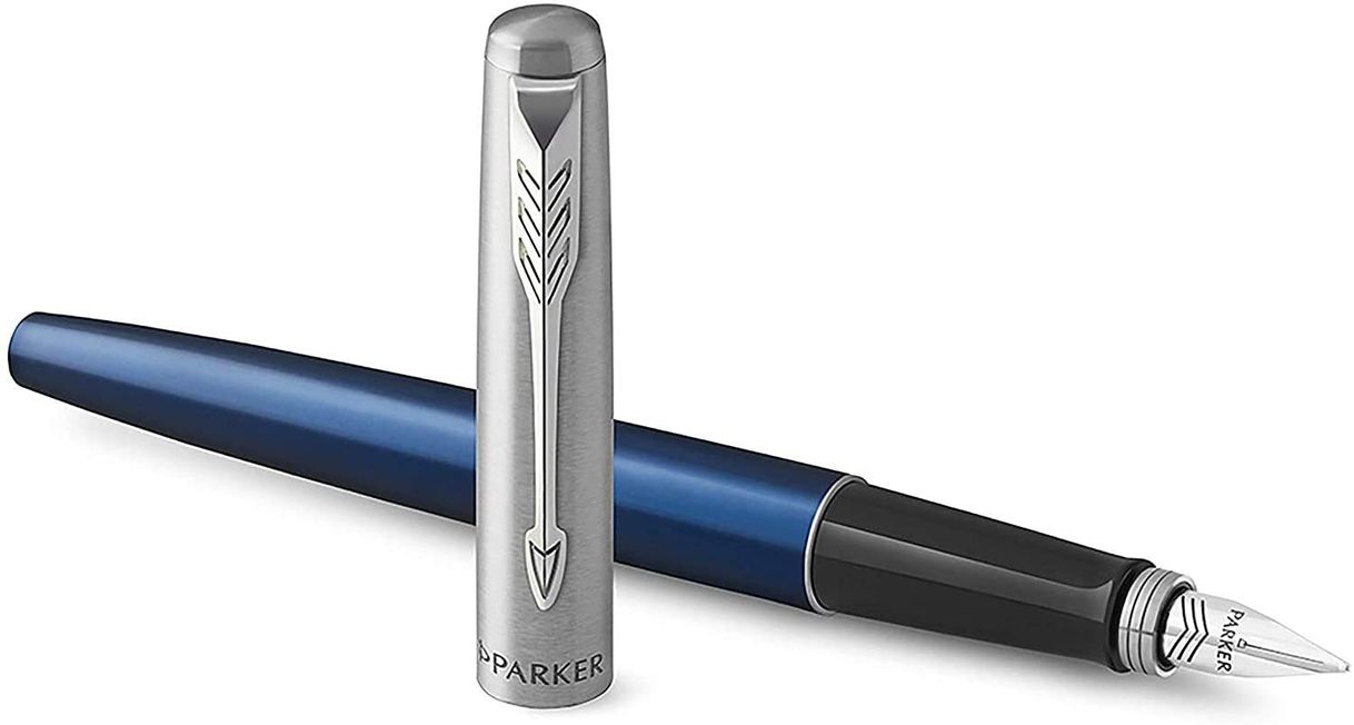 Moda PARKER JOTTER - Pluma Estilográfica, de Color Azul Real y Ti