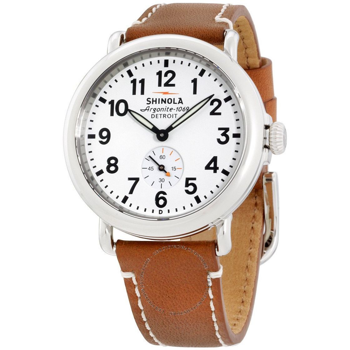 Moda Shinola The Runwell Quartz Movement White Dial Unisex Watch 