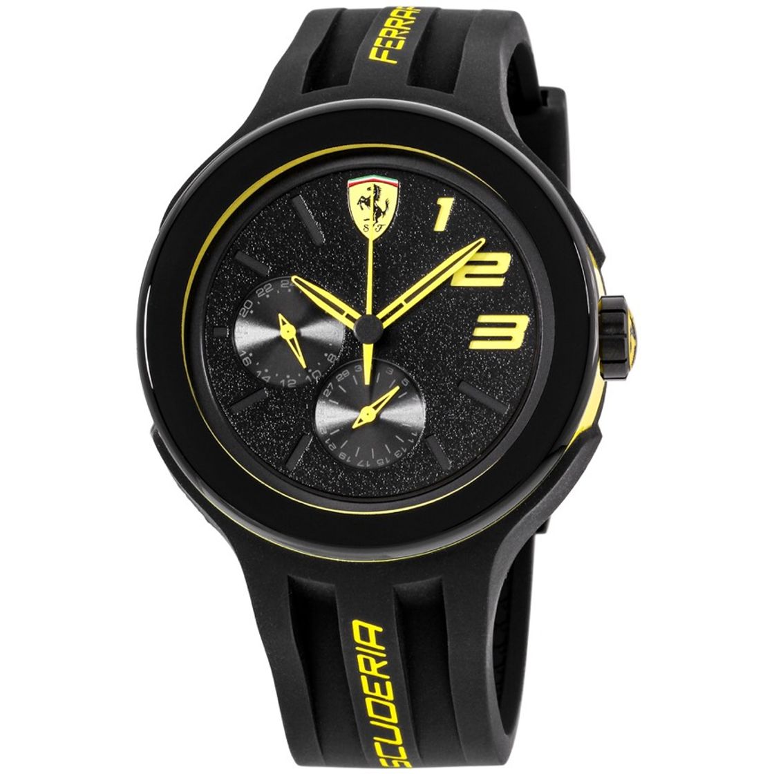 Moda Ferrari Fxx Movimiento de Cuarzo Esfera Negra para Hombre Reloj ...