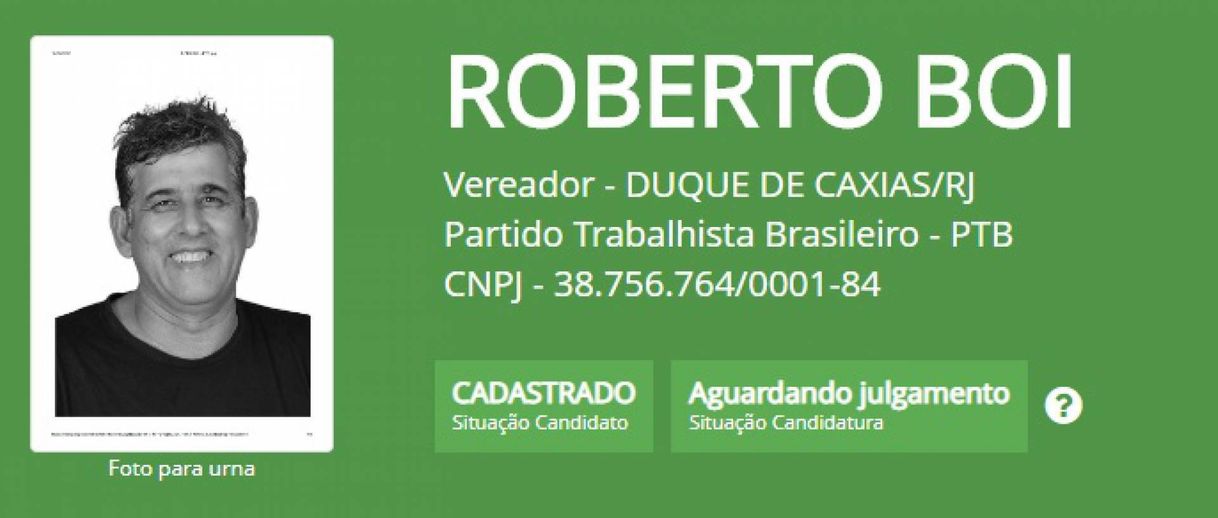 Candidatos engraçados 2020