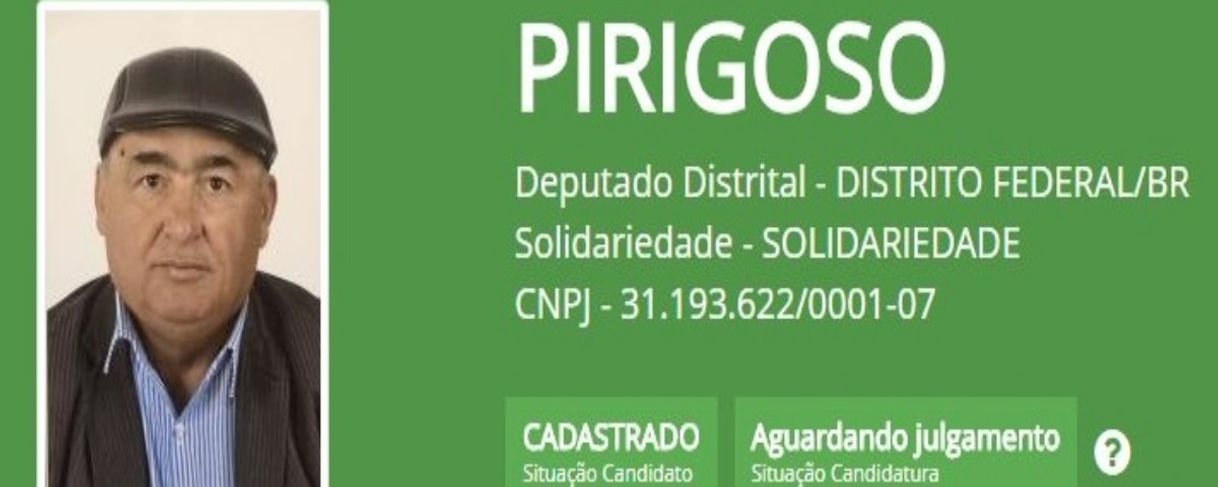 Candidatos engraçados 2018