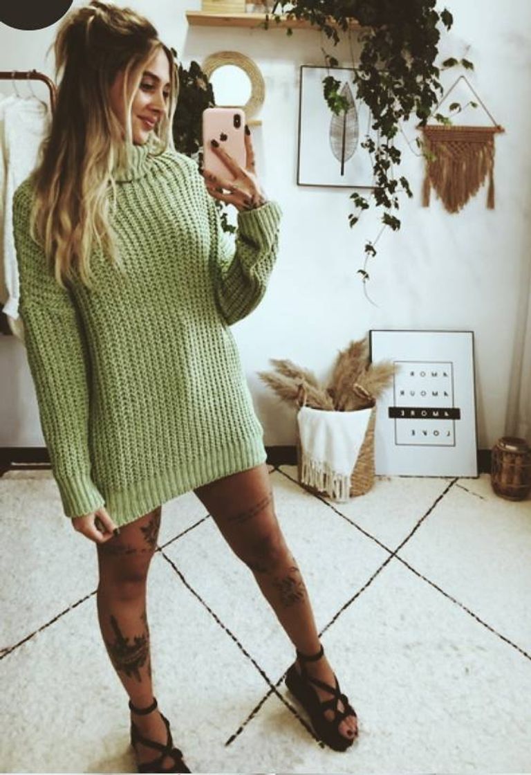 Moda Tricot Pull Suíço 