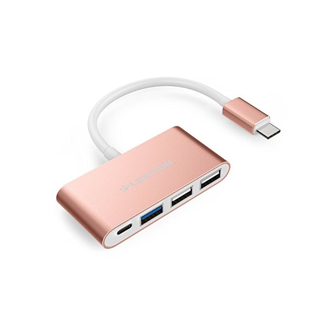 Productos LENTION Concentrador USB-C 4 en 1 con tipo C, puerto USB 3.0