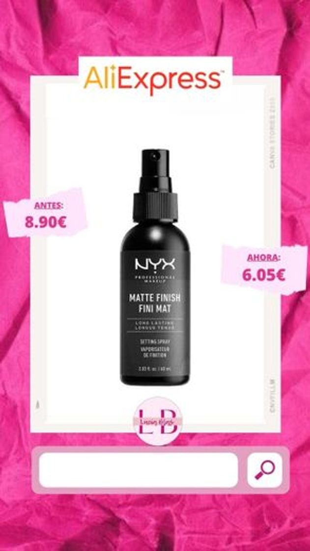 Belleza NYX Professional Makeup Spray Makeup fixer