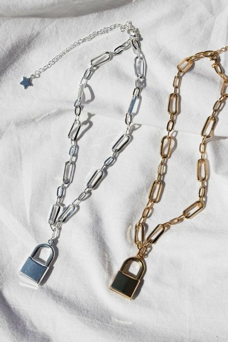 Moda Padlock necklace 🔒⛓