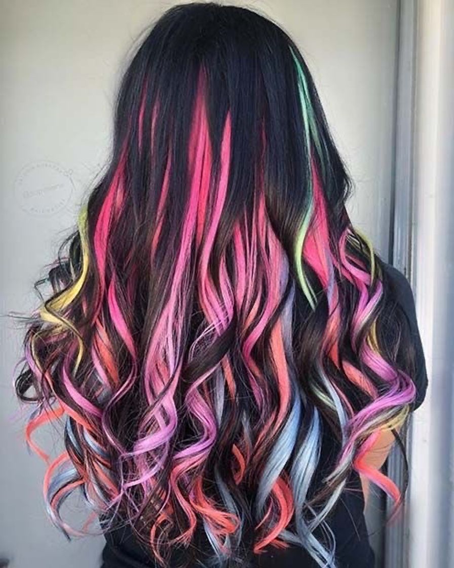 Moda Neon strands❤️🧡💛💚💙💜