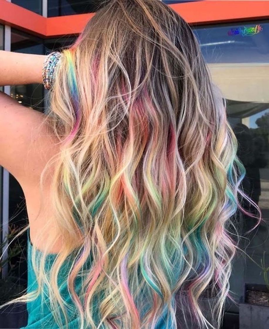 Moda Rainbow strands🌈🏳️‍🌈