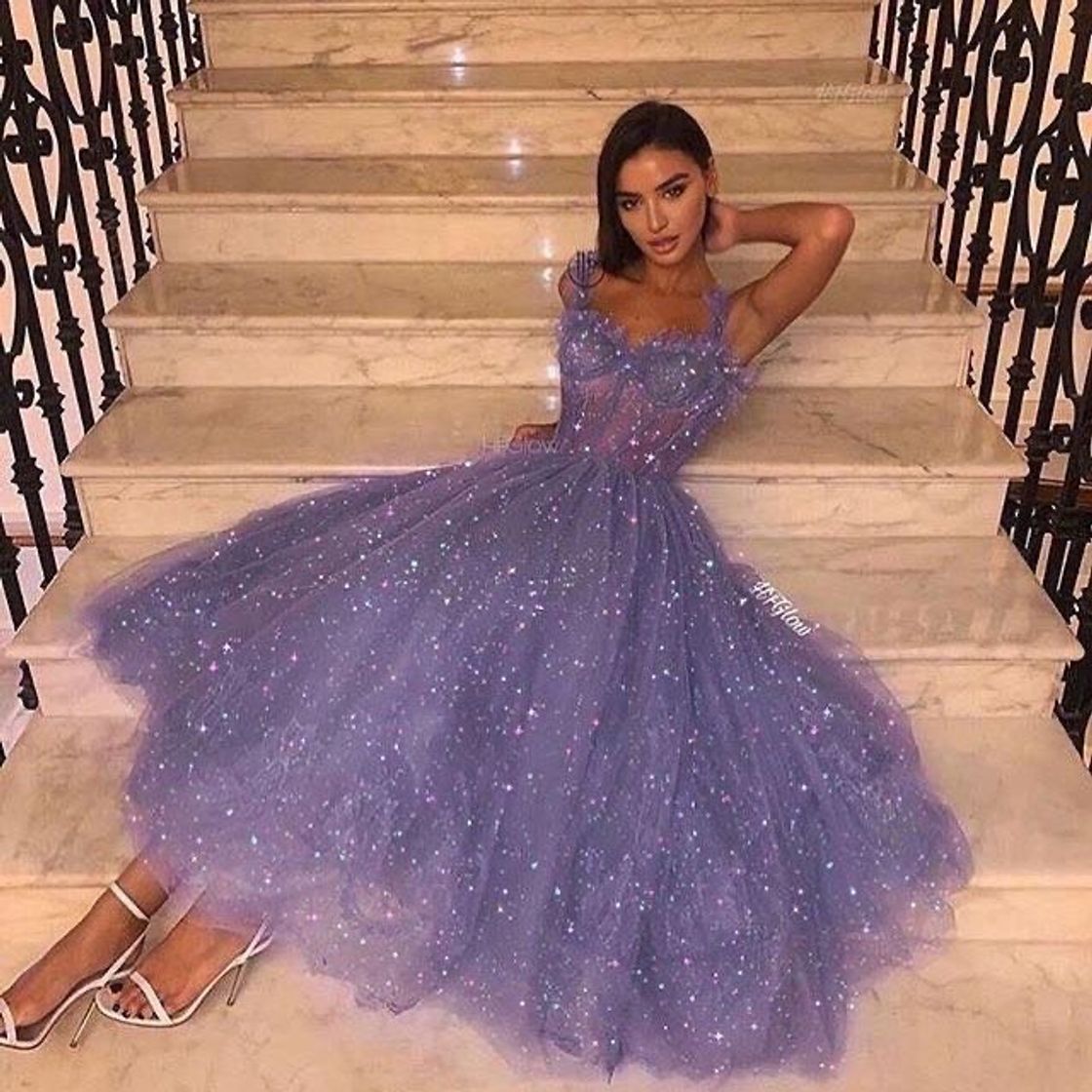 Fashion Beautiful purple dress 💜✨