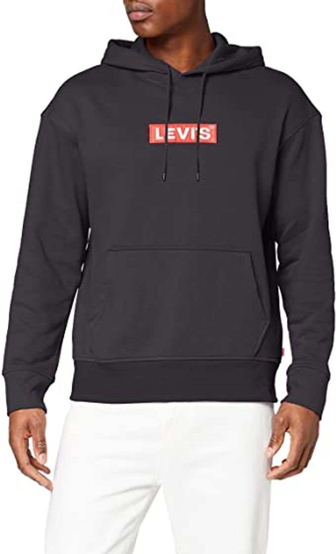 Moda Levi's Relaxed Graphic Hoodie Sudadera, Blanco