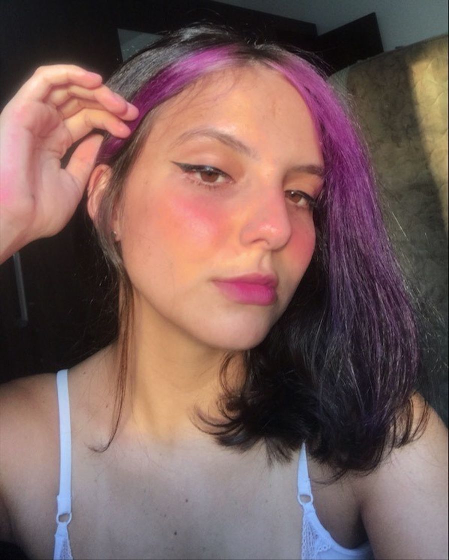 Moda purple hair 💜