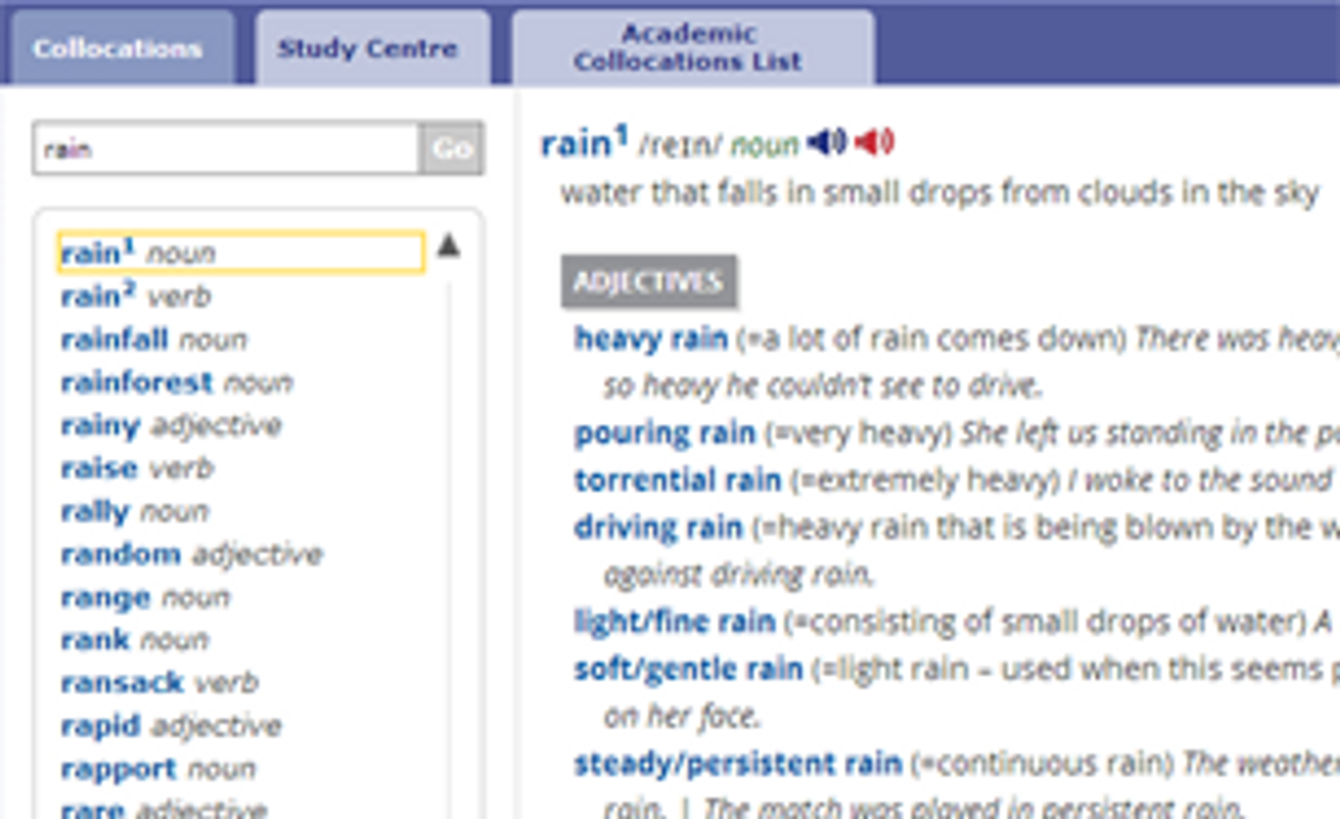 Moda Longman English Dictionaries | Meanings, thesaurus, collocations ...