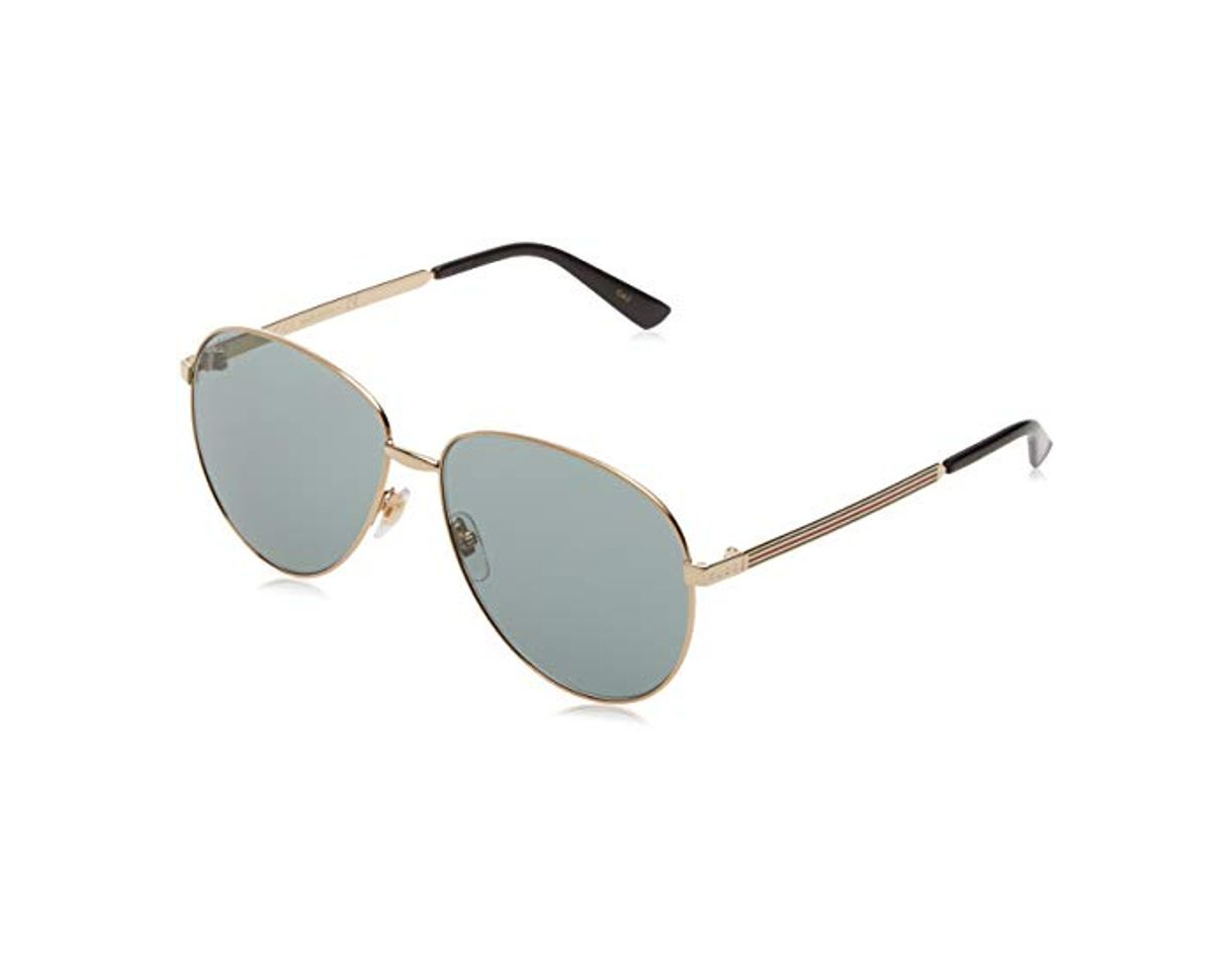 Moda Gucci GG0138S 001 Gafas de sol, Dorado