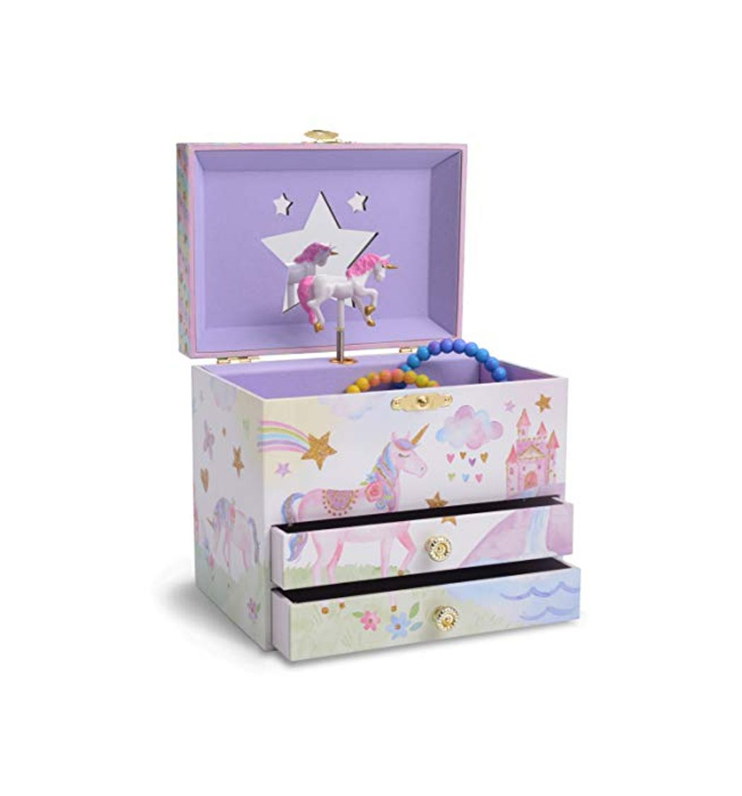 Producto Jewelkeeper - Joyero Musical para Niñas con 2 Cajone Extraíbles