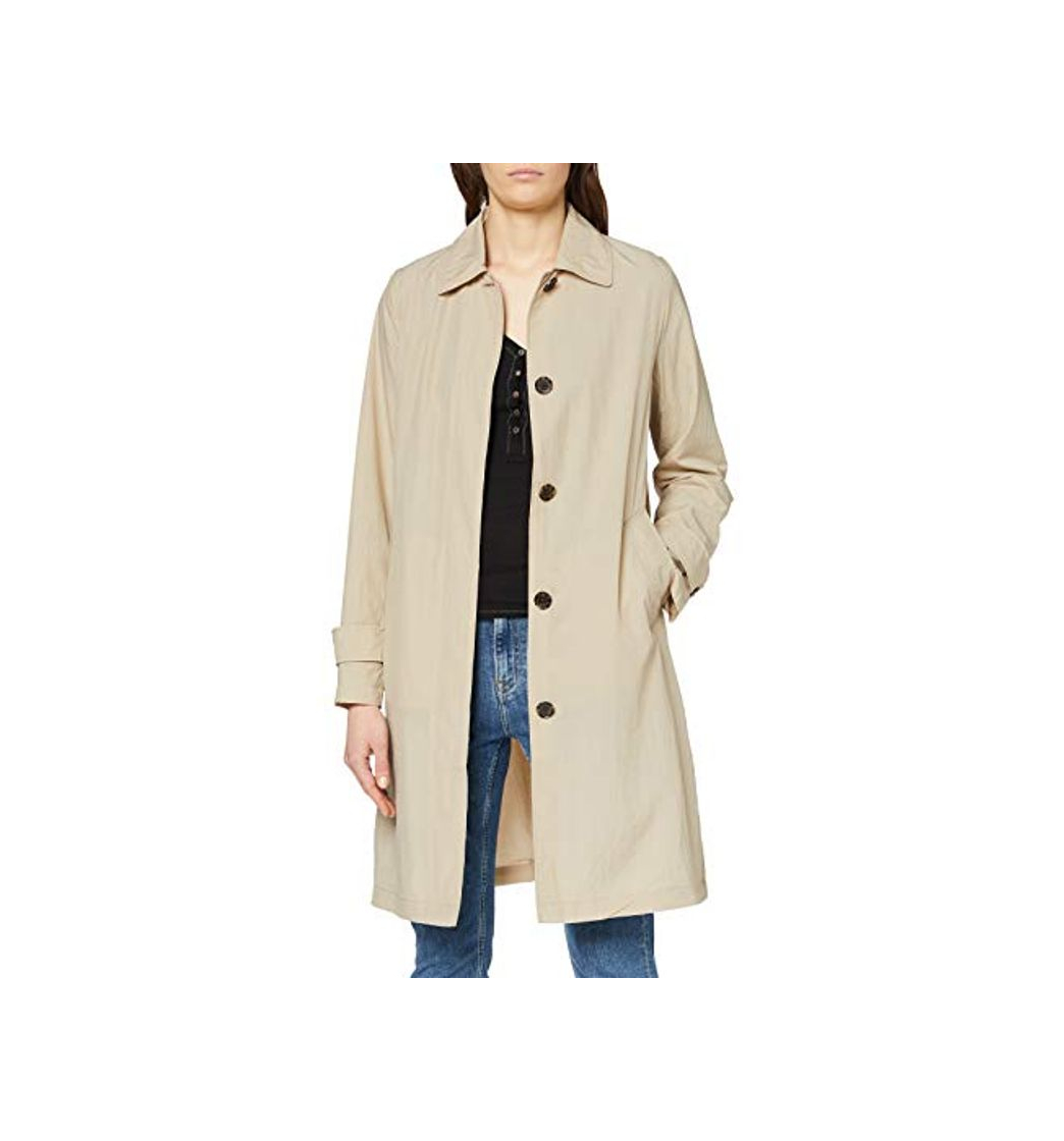 Fashion Tommy Hilfiger Claudia Packable Crinkle Mac Gabardina, Beige