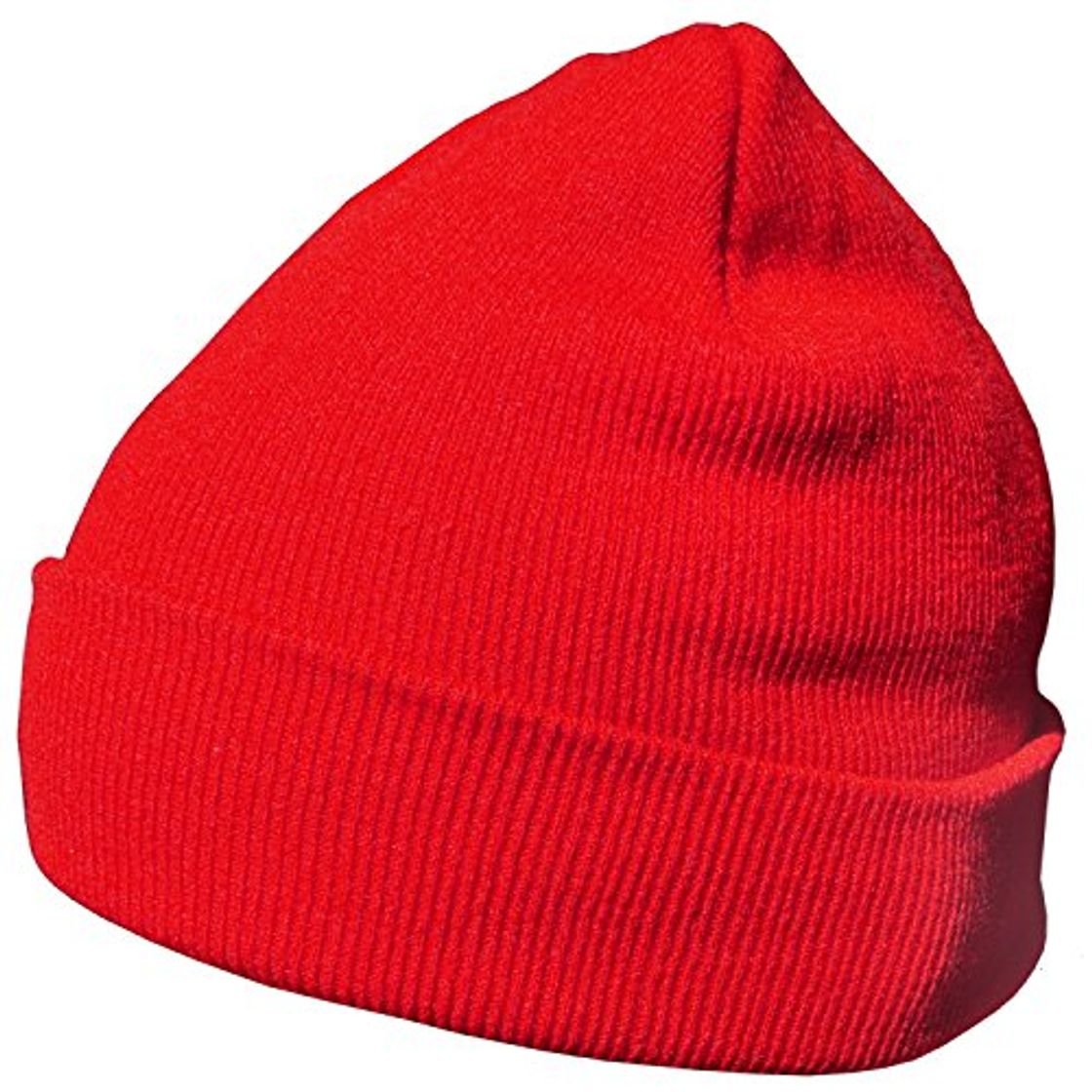 Moda DonDon gorro de invierno gorro de abrigo diseño clásico moderno y suave rojo