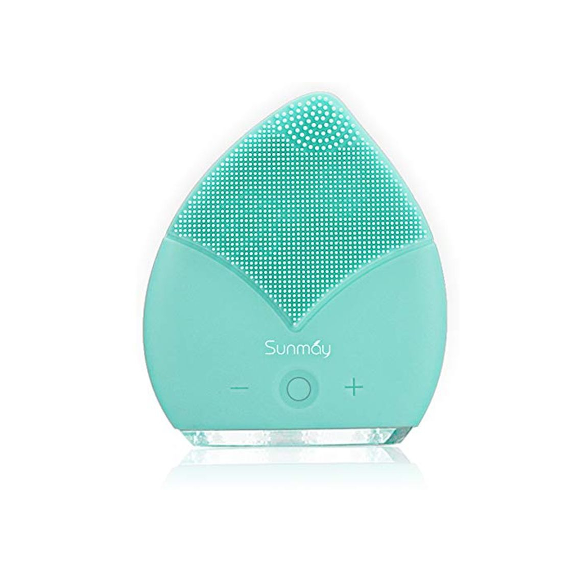 Belleza 【Sunmay Leaf】SUNMAY Limpiador Facial Impermeable Eléctrico Masajeador con Silicona FDA Recargable Vibraciones