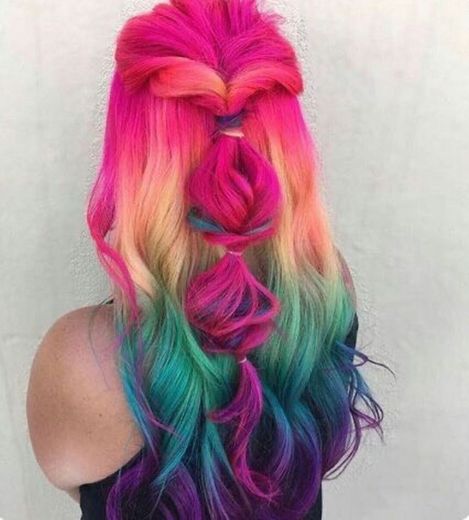 Rainbow hair 🌈