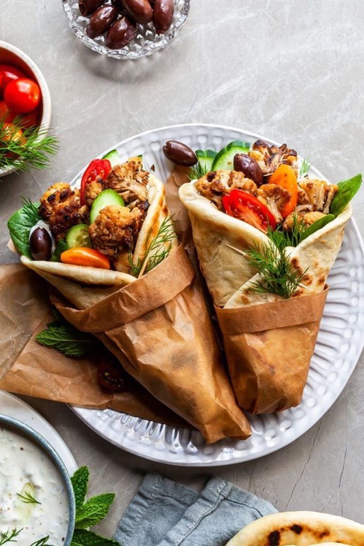 Fashion Cauliflower gyros