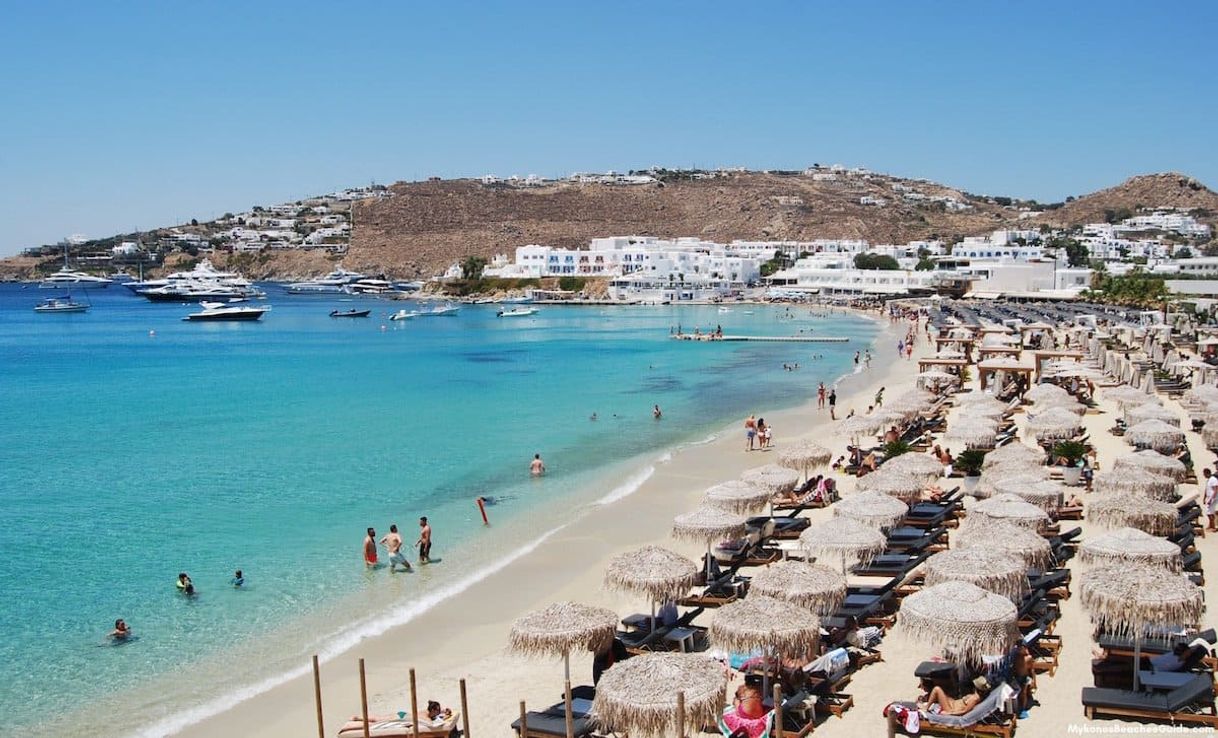 Place Platis Gialos Beach, Mykonos