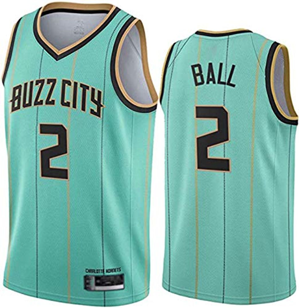 SDFDD LaMelo Ball Jersey Charlotte Hornets #2 - Camiseta de baloncesto bordada