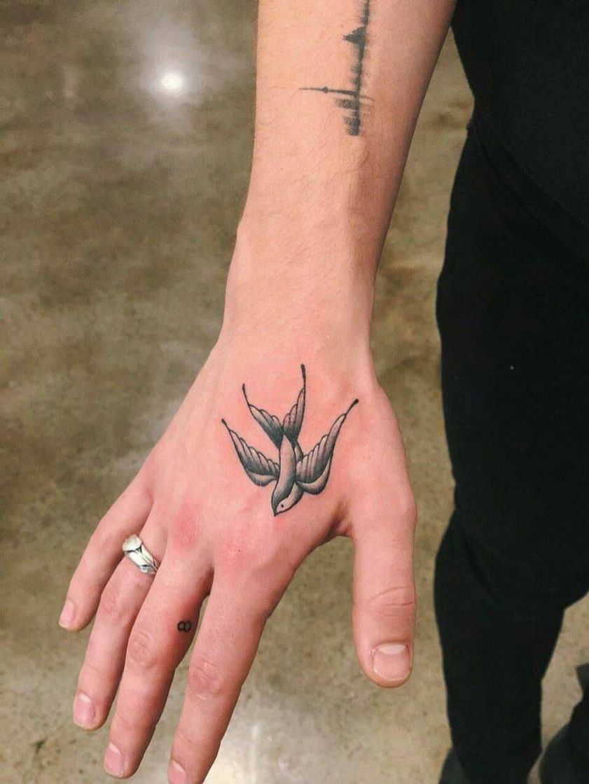 Fashion Tatto Bird Shawn Mendes