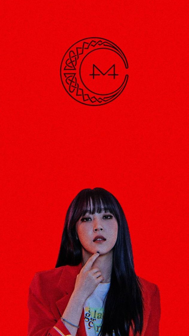 Fashion Red Moon Moonbyul Wallpaper