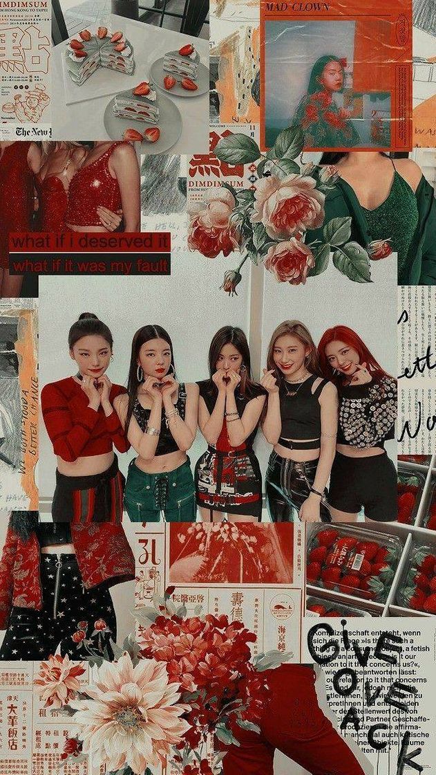 Moda Wallpaper Red Velvet Aesthetic 🖇