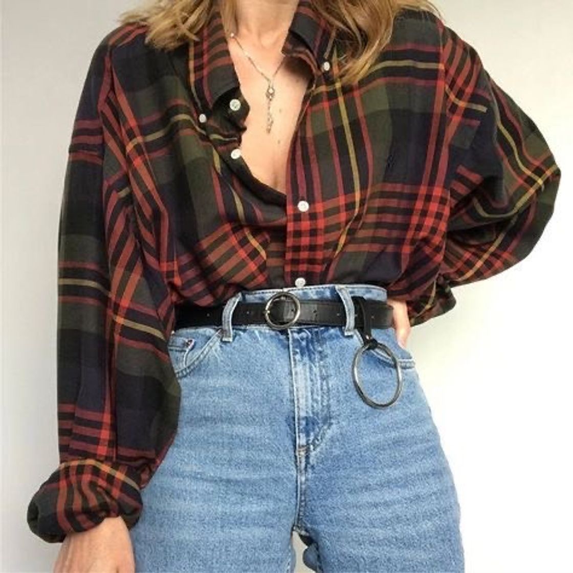 Moda Plaid Shirt