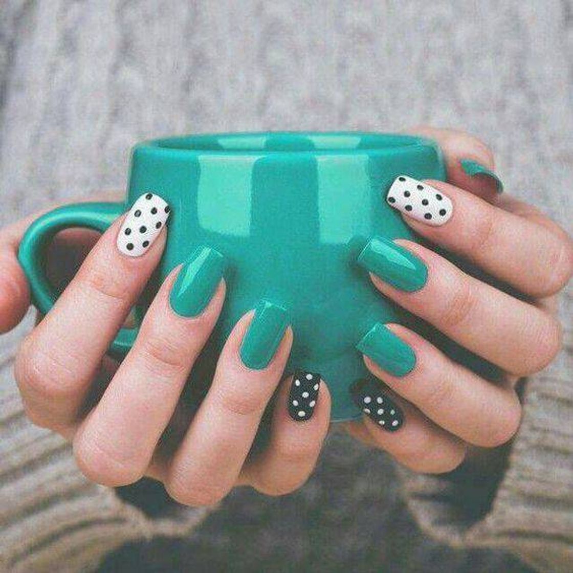 Moda Unhas verdinhas 