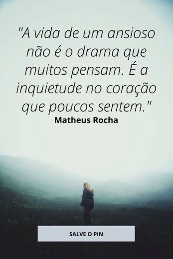 Frase sobre ansiedade