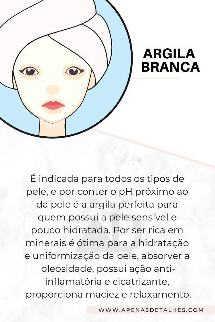 Moda 💮Argila branca💮