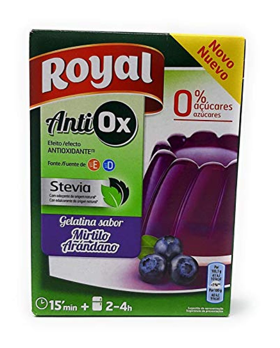 Producto Royal Gelatina Antiox - Sabor Arandano - Con Stevia