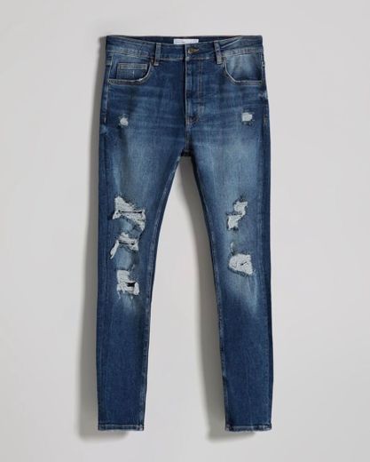 Jeans skinny rotos - Jeans - Hombre | Bershka