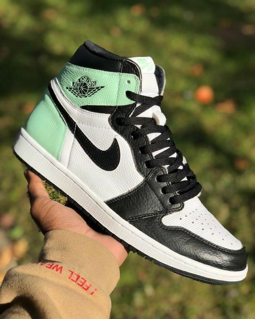 Moda jordan 1 verde água 