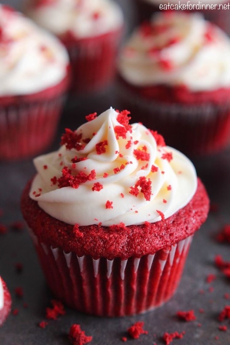 Moda Cupcake red velvet 🧁