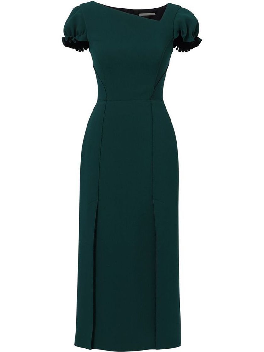 Social Jason wu collection vestido assimétrico de crepe